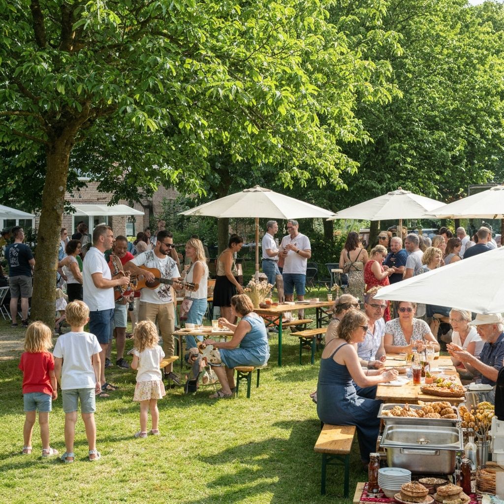 Albanian community gathering in Denmark