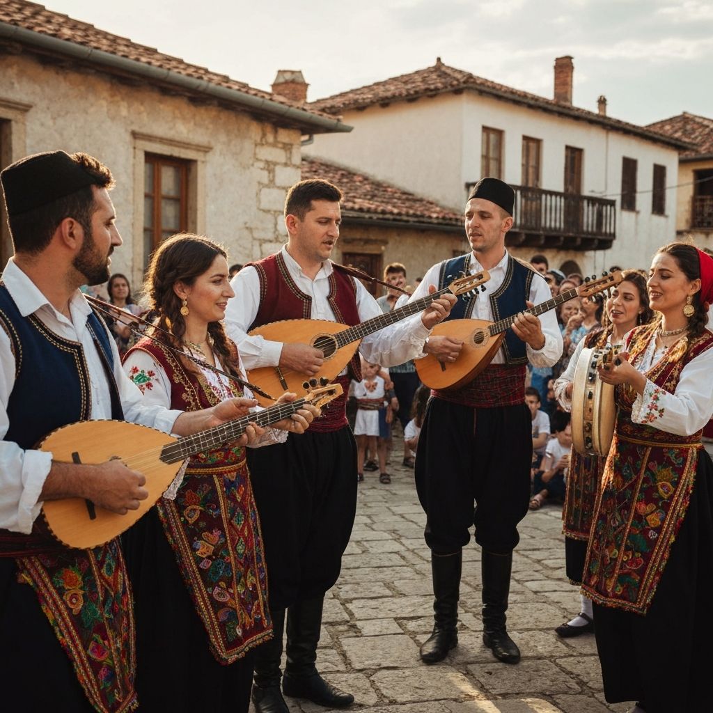 Musicians performing